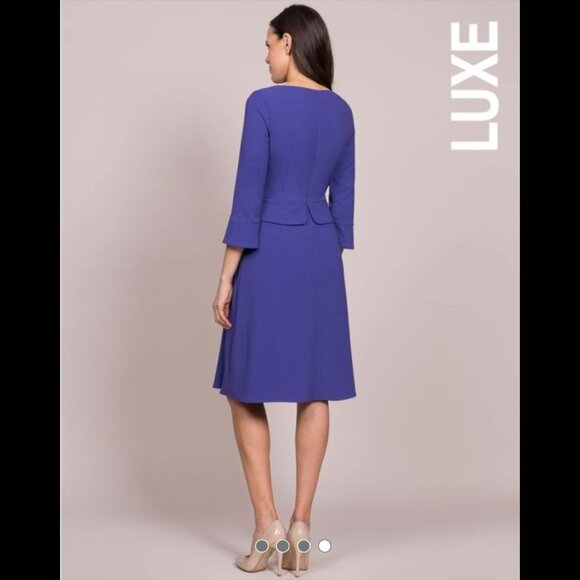 Seraphine NWT Royal Blue Tailored Maternity Dress - US 2 / UK 6 - Picture 4 of 10